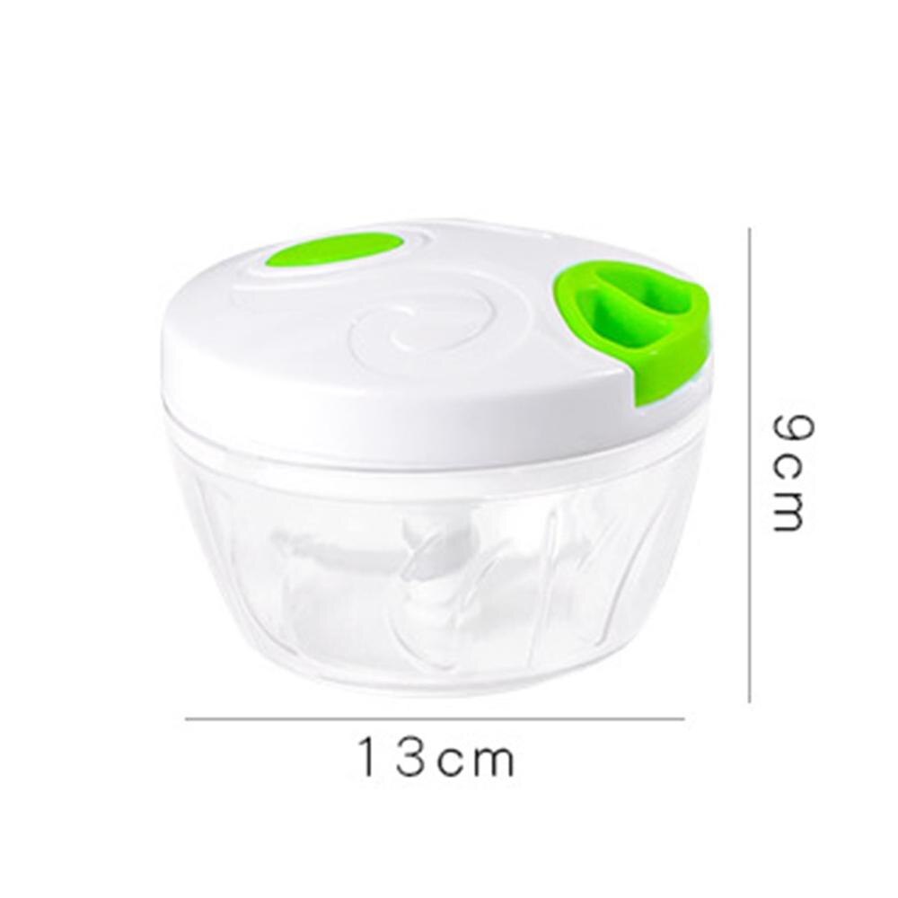 Manual Food Chopper, Compact &amp; Powerful Hand Held Vegetable Chopper/Blender to Chop Fruits/Vegetables/Nuts/Herbs/Onions etc: Default Title