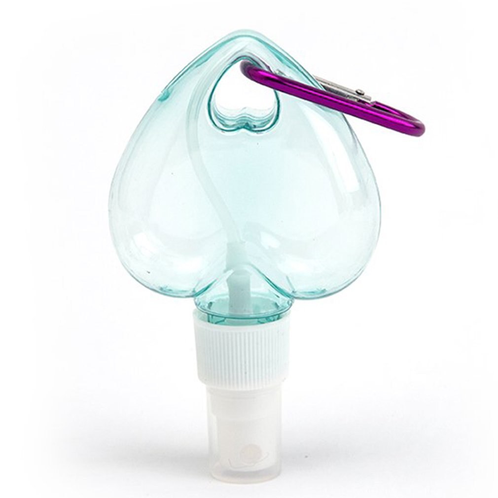 Petg Transparante Haak Fles 50Ml Spray Fles Desinfectie Water Fles Handdesinfecterend Fles Draagbare Reizen Gel Fles: blue 1