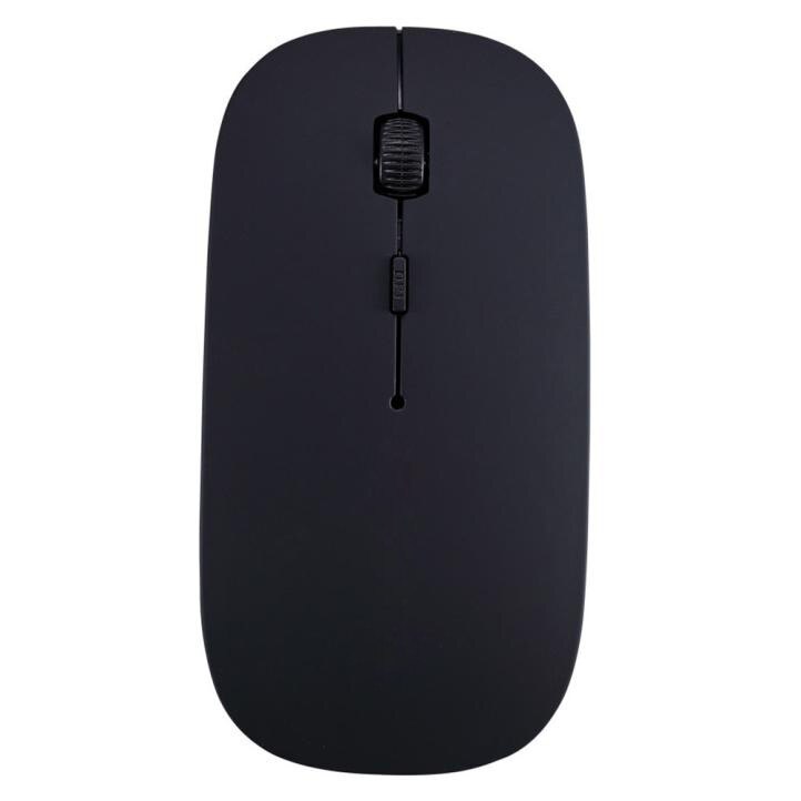 Newly 2.4GHz Ultrathin Wireless Optical Mouse 1200DPI USB PC Laptop Computer Gaming Mice Accessories#ew: Black 
