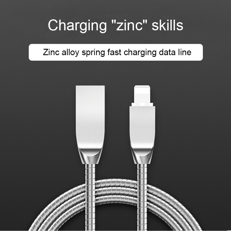 1m Data USB Charger Cable Origin Fast Charging Metal Wire Cord For iPhone 6 S 6S 7 8 Plus X XR XS Max 5 5S 5C SE iPad mini Air 2