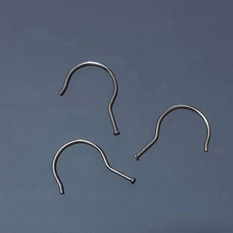 50pcs/lot Sample Header Card Hooks Large Heavy Duty Metal Head Hangers Slide Insert Textile Material Fabric Hook