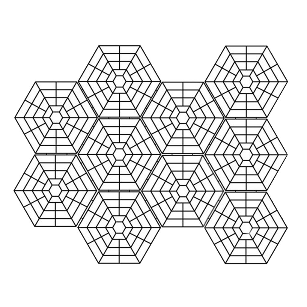 10pcs Set Plastic Floating Pond Protector Fish Guard Grid Floating Cover Net