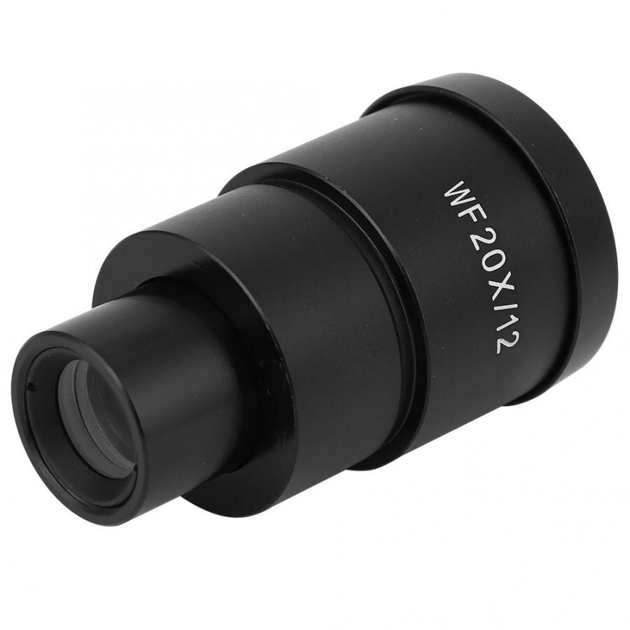WF20X/12mm Wide Angle High Eyepoint Optical Lens Scale Eyepiece for Stereo Microscope Eyepiece