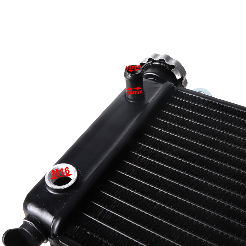 150cc 200cc 250cc vandkøling motorkøler radiator til motorcykel moto quad bike 4 x 4 atv utv buggy reservedele