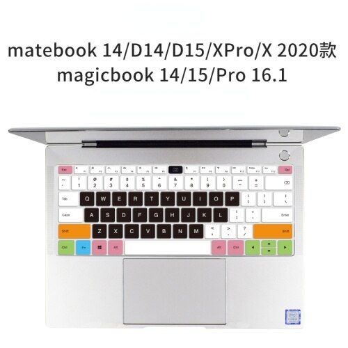 Keyboard Cover for Huawei Honor MagicBook X14 Laptop Keyboard Film X15 Full Cover Rubber Dustproof Protecter Film: type6