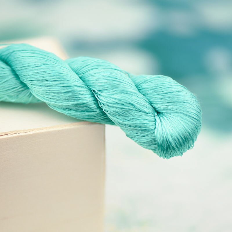 silk embroidery thread / 100% silk thread /hand embroidery embroider cross stitch/ viridity/8 gradient colors: 2