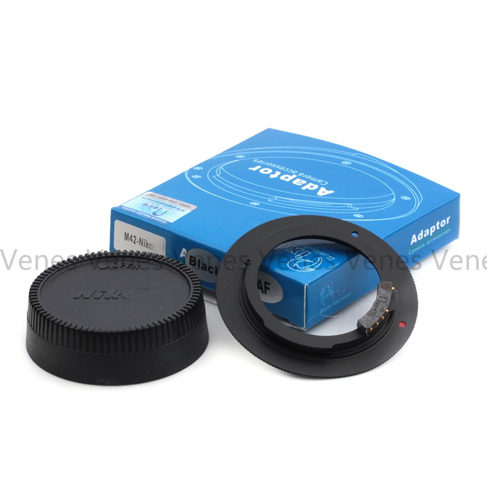 VENES Af confirmation adapter for m42-for nikon ,Acknowledgment Adapter For m42 Lens-for nikon, Adapter lens with chip