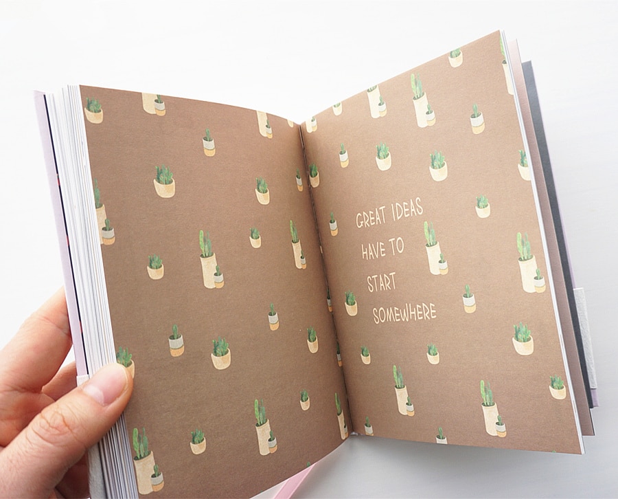 "100 Bucket List" Planner Agenda Scheduler Luxury Notebook Stationery Package Box with Pen Stickers To Do List