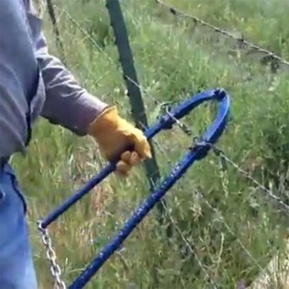 Heavy Duty Fixing Chain Pulling Wire Fence Repair Tool Home Garden Outdoor Guardrail Portable Strain Farm Hand Operated Metal