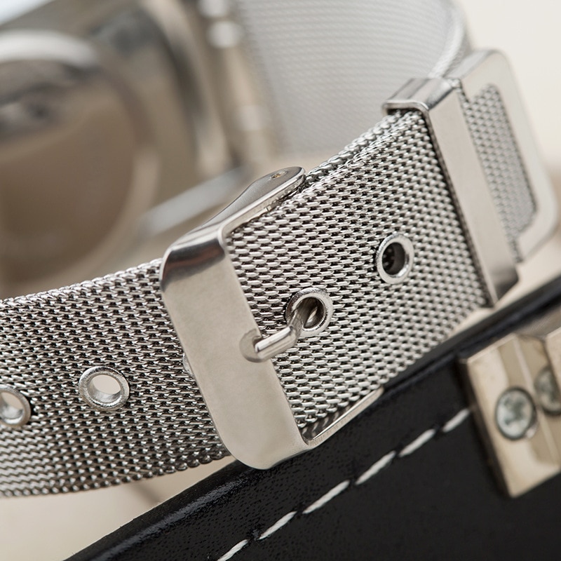 Dameshorloges rechthoekig horloge dames mesh riem quartz horloge dameshorloges relojes mujer relogio feminino
