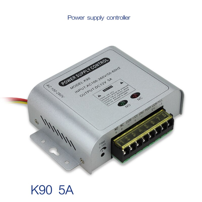 Door Access Control System Switch Power Supply 12V 5A / AC 100~260V