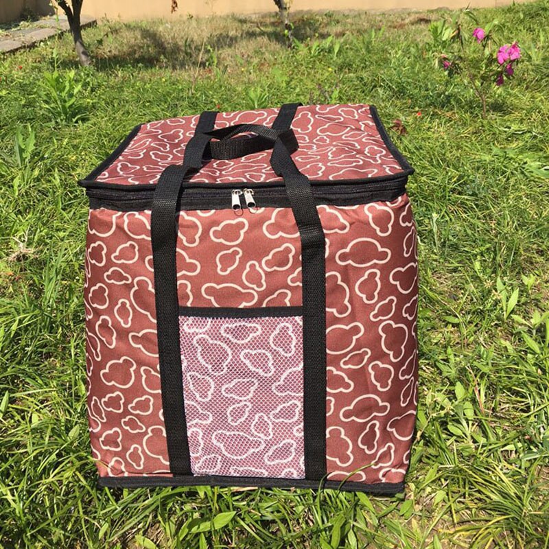 6 inch pizza bag outdoor take aways food container 29cm/38cm height thermal bag knitted AL foil