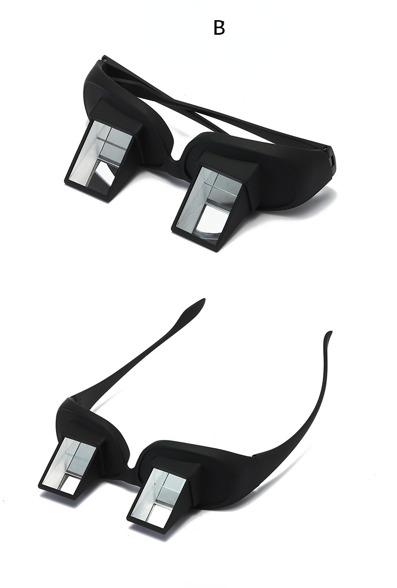 Outdoor Prisma Spektakel Refractieve Goggles Bril Belay Bril Voor Klimmen Wandelen Reizen Brillen: Black-M