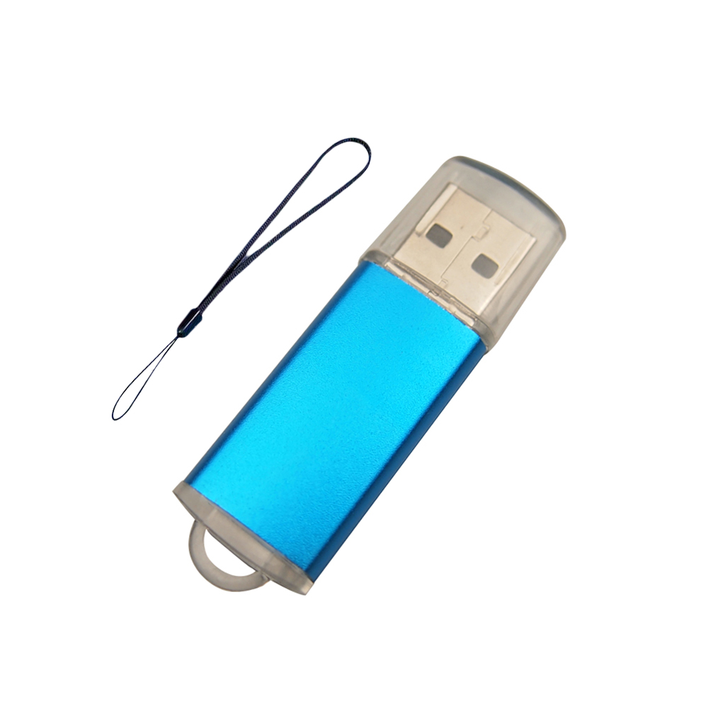 Metal USB Flash Drive 8GB 16GB 32GB 64GB 128GB Pen Drive 8 16 32 64 128 GB Pendrive Memory Stick Drives U Disk 2.0 Waterproof: Blue / 128 GB