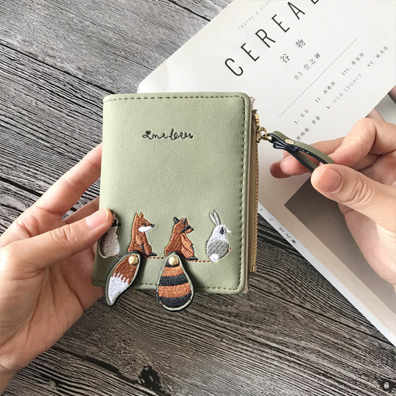 Vintage Wallets Cartoon Animal Girls Coin Bags Women Key Wallets Children Cute Cartoon Mini Coin Purse for girls women