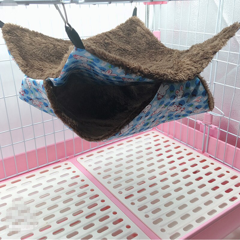 Plys hamster hængekøje lille kæledyr hamster rotte papegøje ilder hamster hængende seng pude hus bur: Al / S