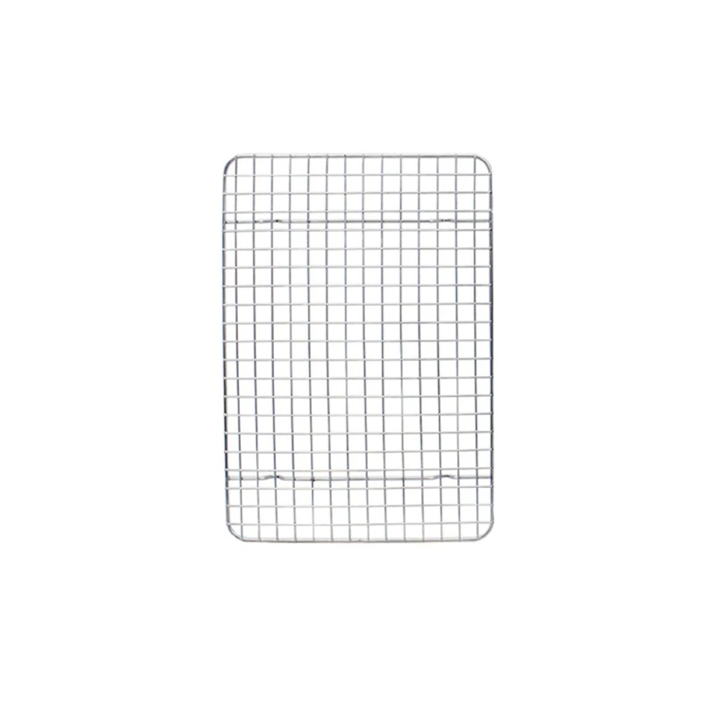 Kleine/Grote 3 Maten Metalen Bbq Grill Rack Draad Koelrek Koekjescake Brood Bakrek Voor Oven Roestvrijstalen Bakgereedschap: Roze