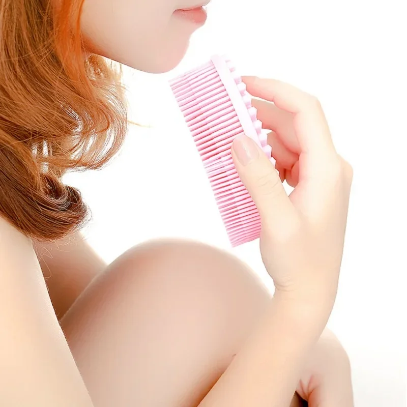 Silicone Loofah Body Scrubber, Soft Rubber Loofahs,Sponge Scrubber Brush,Loofa Bath Shower Kit,Silicon Back Scrubber Eco for Gym