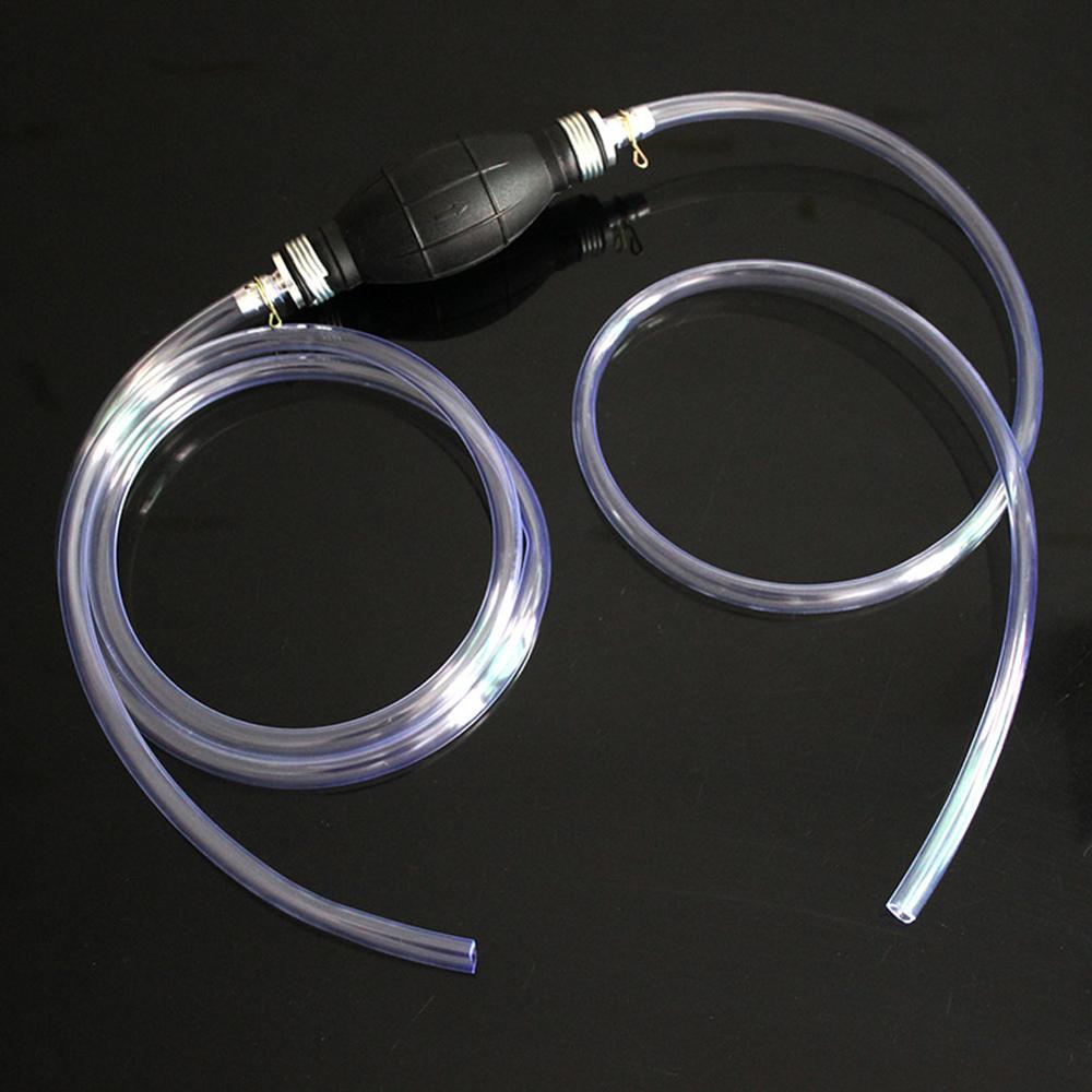 Hand Automobile Manual Siphon Pump Gasoline Fuel Oil Pipe Pumping Water Changer 40FP12