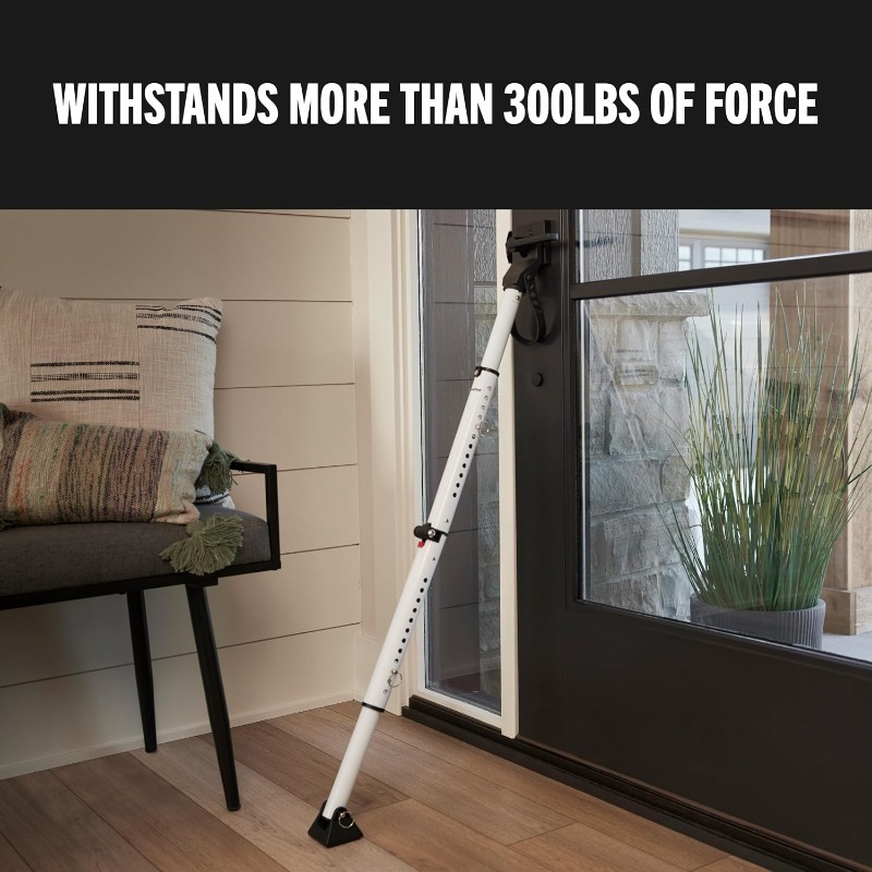 Türstopper, Sicherheitsstange, kompakte Stange, zusammenklappbare Stange, verstellbare Stange für Scharniertüren für Schiebetüren, Sicherheitsstange, Türstopper