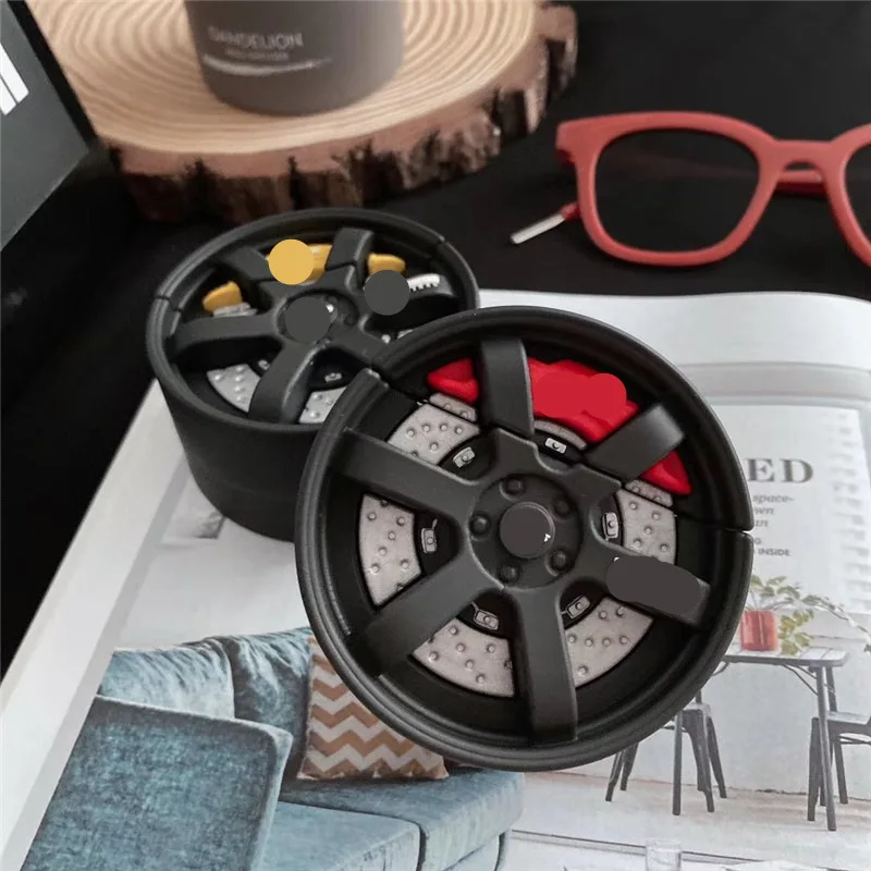 3D Car Brake Wheel Earphone Case for Airpods 4 3 2 1 Airpods3 Pro 2 Silicone Soft Headphone Cover for Air Pods Pro2 Gen