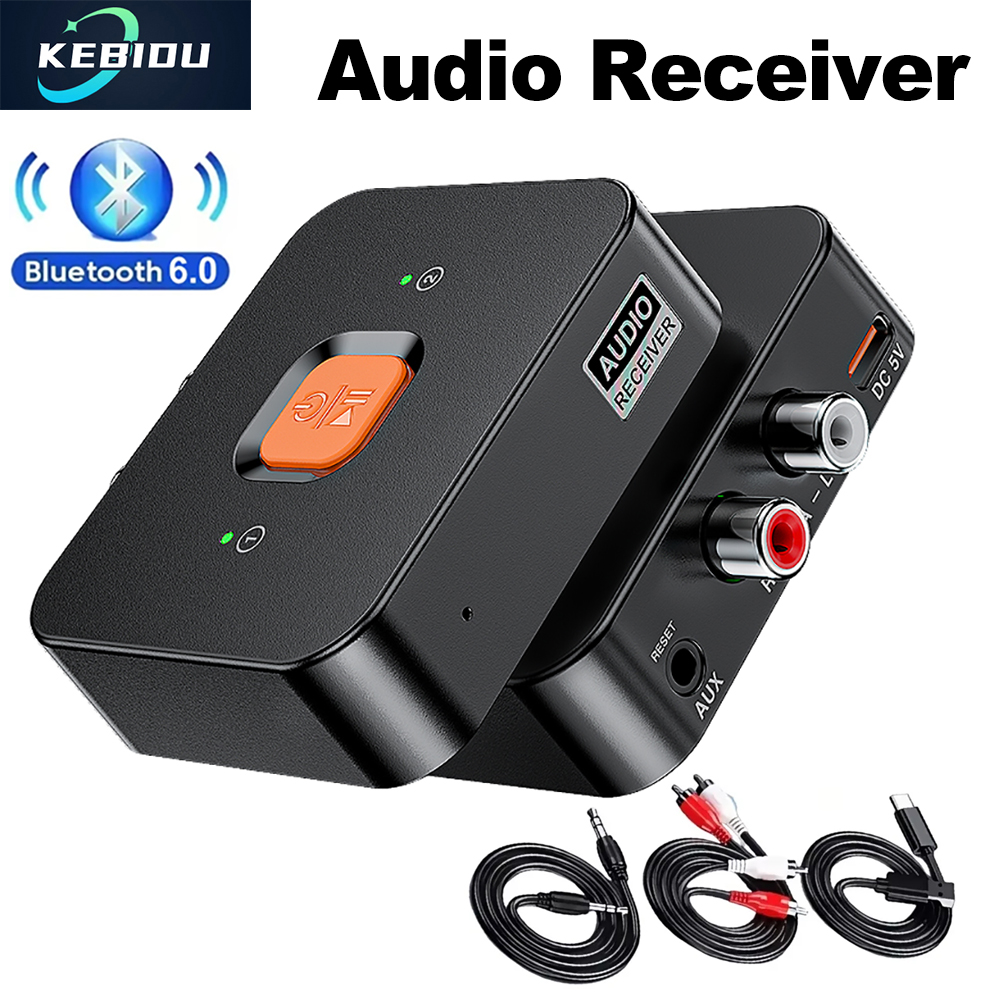 Ricevitore bluetooth 6.0 3.5mm jack aux rca adattatore bluetooth wireless dongle microfono per altoparlante ricevitore audio amplificatore altoparlante auto