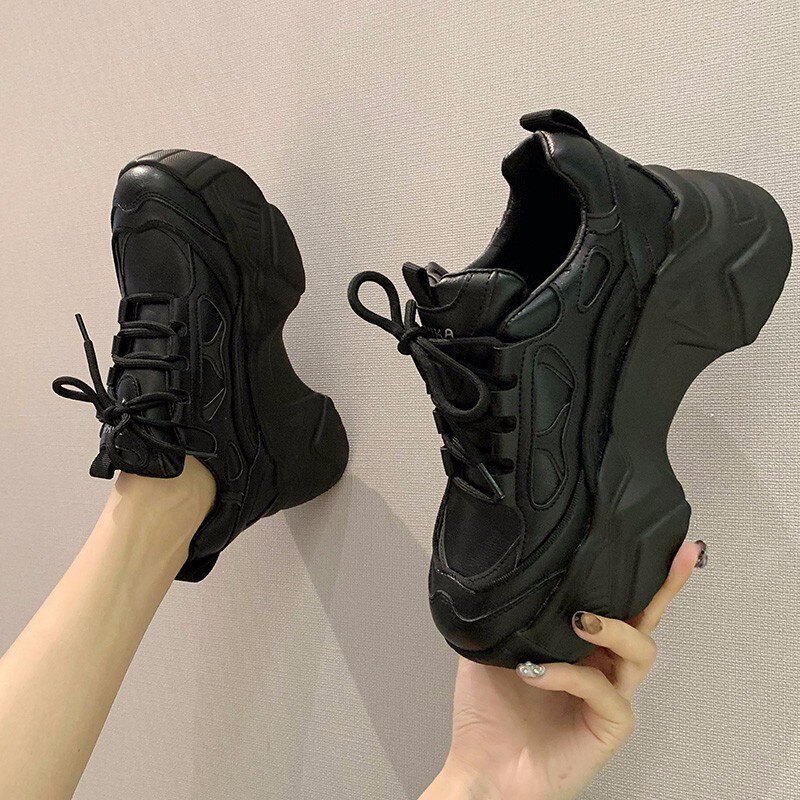 HERCAGED SOLE VULCANIZED SNEAKER / BLK