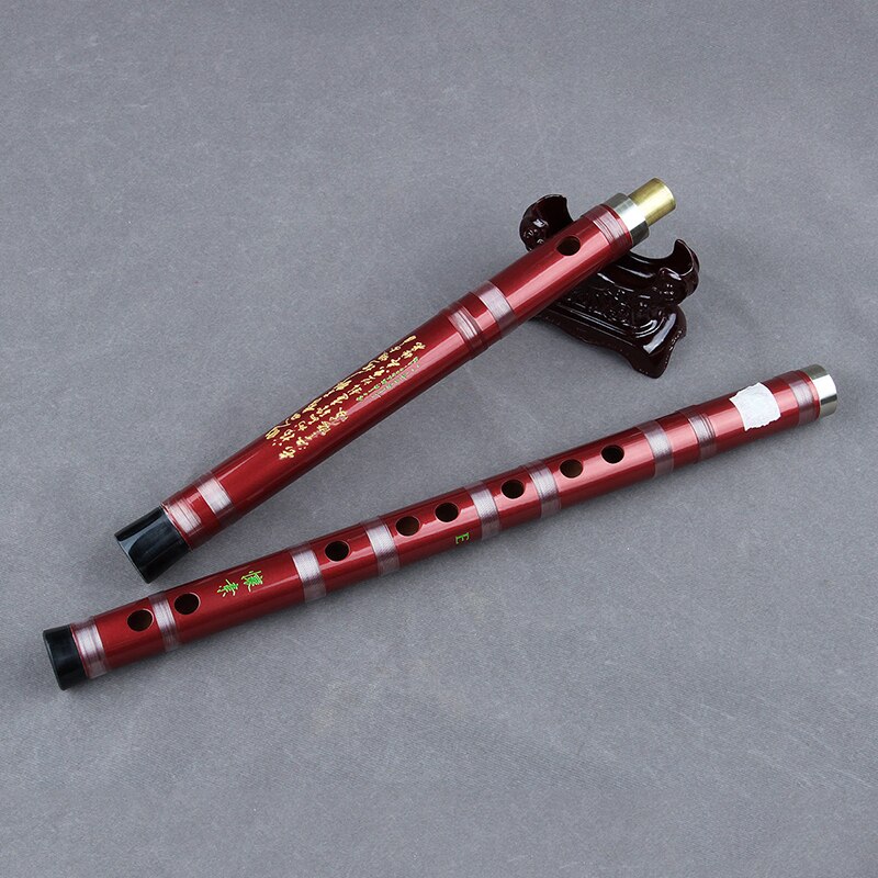 Acabado automático de pintura CDEFG, clave Separable de color vino con línea transparente, instrumento Musical hecho a mano, flauta de bambú Woodwind Dizi