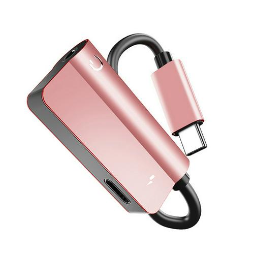 2 in 1Typ C 3,5mm Aux Adapter Usb C Zu 3,5 MM Kopfhörer Jack Adapter Audio- Kabel Für samsung Hinweis 20 Ultra S20 Plus Google Pixel: 05