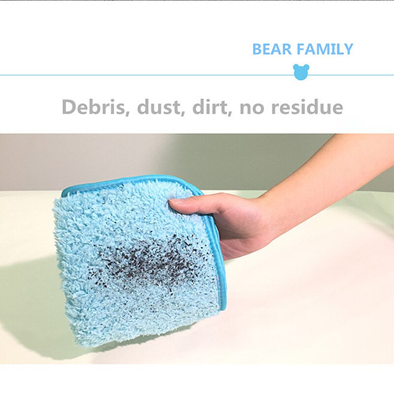 Brand Housekeeping Cleaning Cloth Super Water-absorbent Rag Fluffy Kitchen Towels Duster Dishcloth Scouring Pad Plush Dish Towel