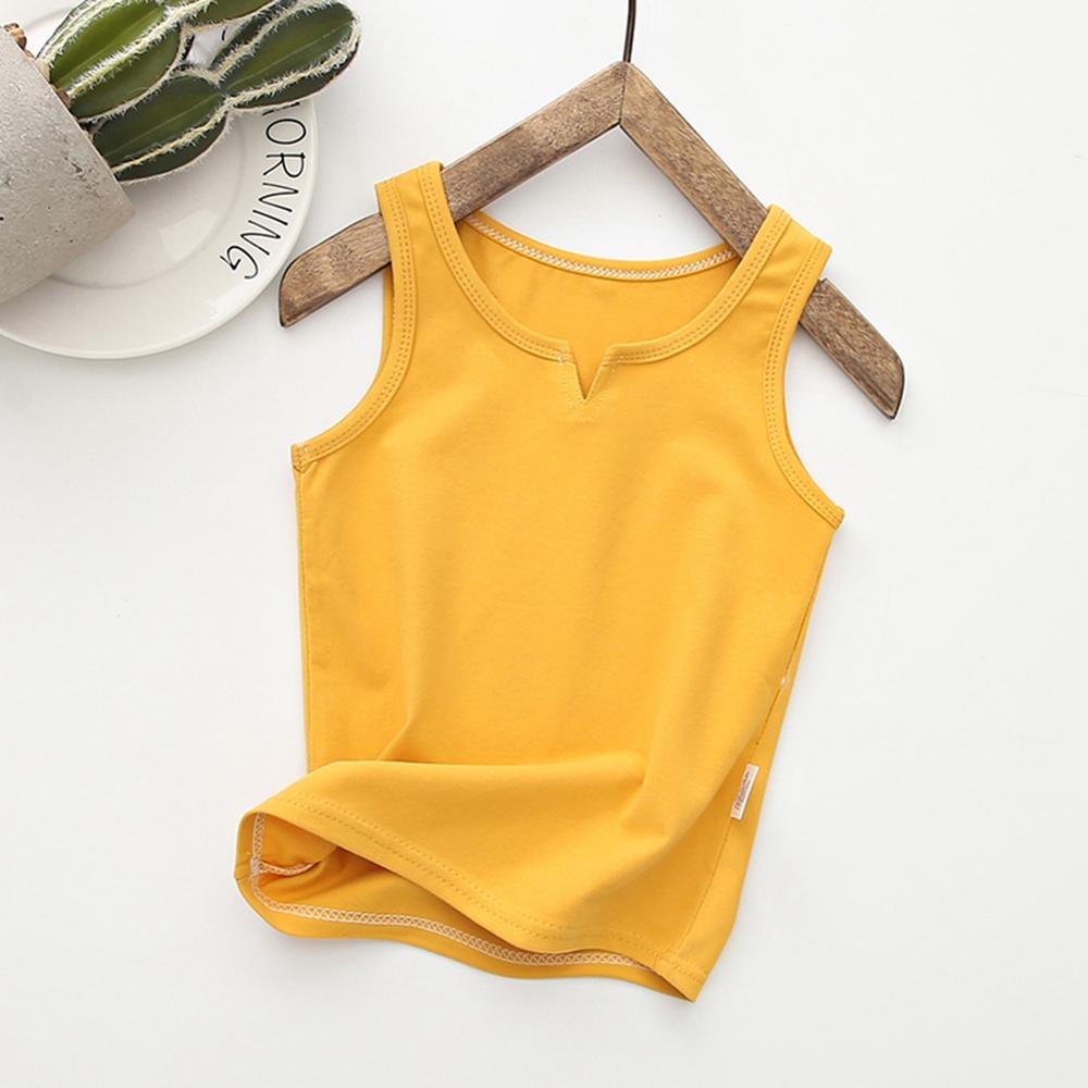 Gilet caraco en coton solide pour bébé