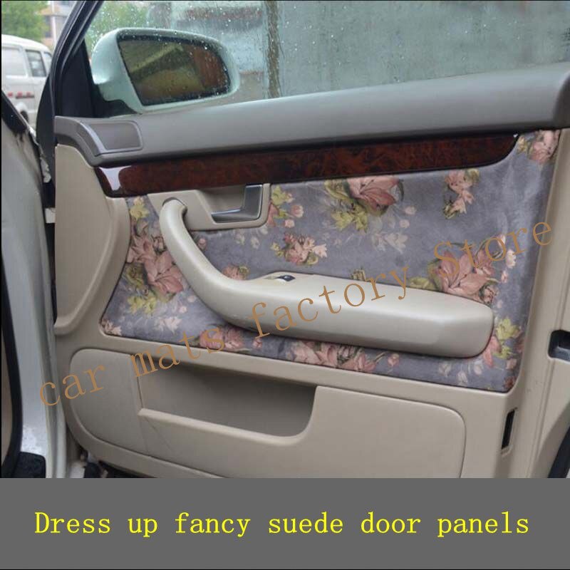 Auto Interieur Renovatie Kleurverandering Suede Gemodificeerde Plafond Onderhoud Mode Auto-interieur Kleur Veranderen Grondstoffen