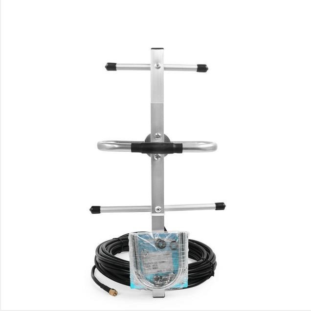 433mhz UHF Yagi Antenna 6dBi SMA Male Connector Cable RG58 Outdoor Antenna Long Distance Communication