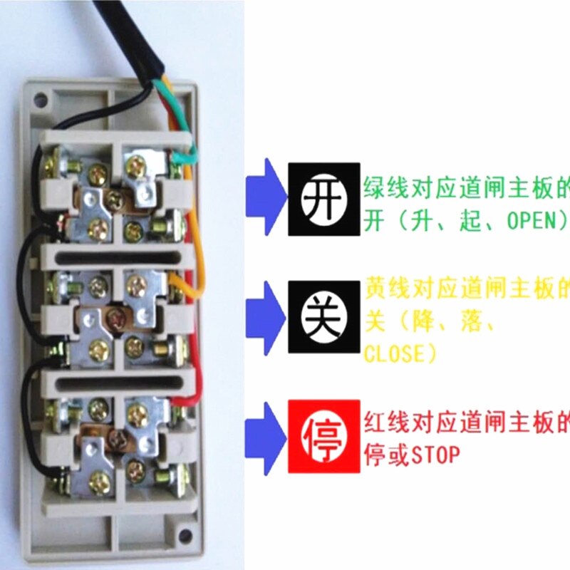 Turnstile button control switch manual wire control switch turnstile accessories remote control receiver automatic reset switch