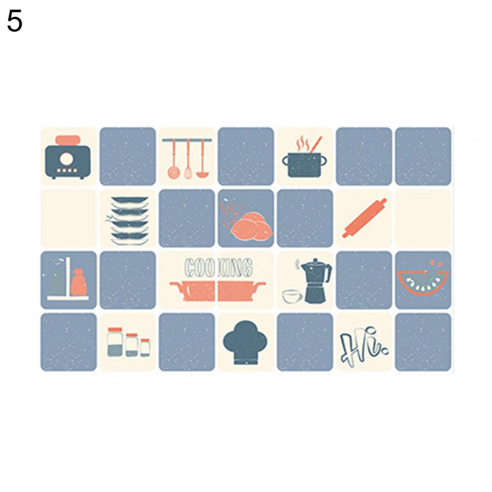 SALES！！！Anti Oil Wall Sticker Foil Decal Prevent Fumes Moistureproof Home Kitchen Decor: 5