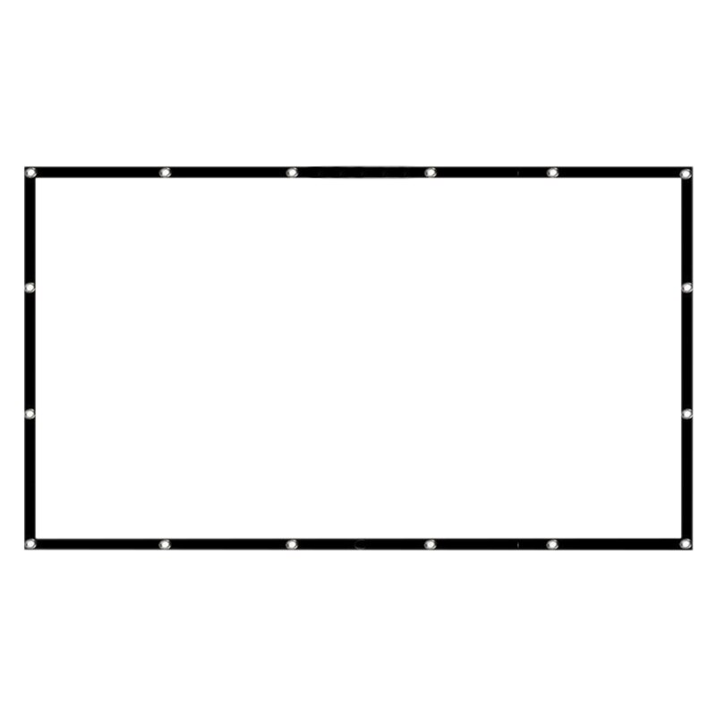 120 Inch Projector Sn 4K Foldable Soft Sn Portable Outdoor Projection Sn Without Punching