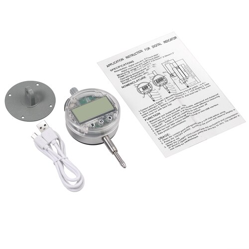 Touch Switch Digital Dial Indicator 0.01mm/0.0005'' 12.7mm/0.5'' High-Precision Measurement DTI Gauge Dial Test Indicator: Default Title