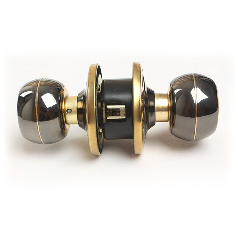 Stainless Steel Entrance Passage Door Lock with Key for Bedroom Living Room Bathroom Antique Round Door Handle Door Knobs Lock