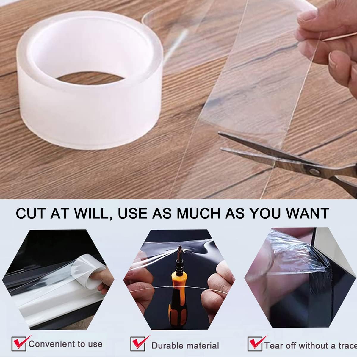 Lackschutzfolie, vinylkleber, für auto und fahrrad, dreilagig, transparent, 15cm x 3m