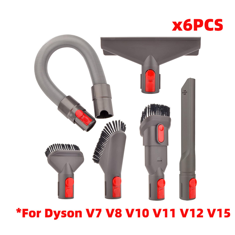kit di fissaggio per organizer per supporto per spazzole per Dyson V10 V8 V7 V11 V15 kit tubo flessibile per spazzole per auto + barca: Di Colore Giallo chiaro