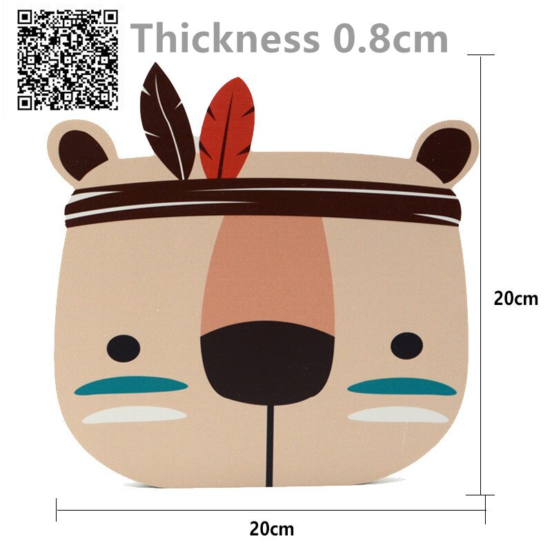 Wooden Nordic Shelves Wall Stickers Indian Style Animal Head Sculpture Baby Room Accessories Cartoon Wood Wall Shelf Child Room: Style 4