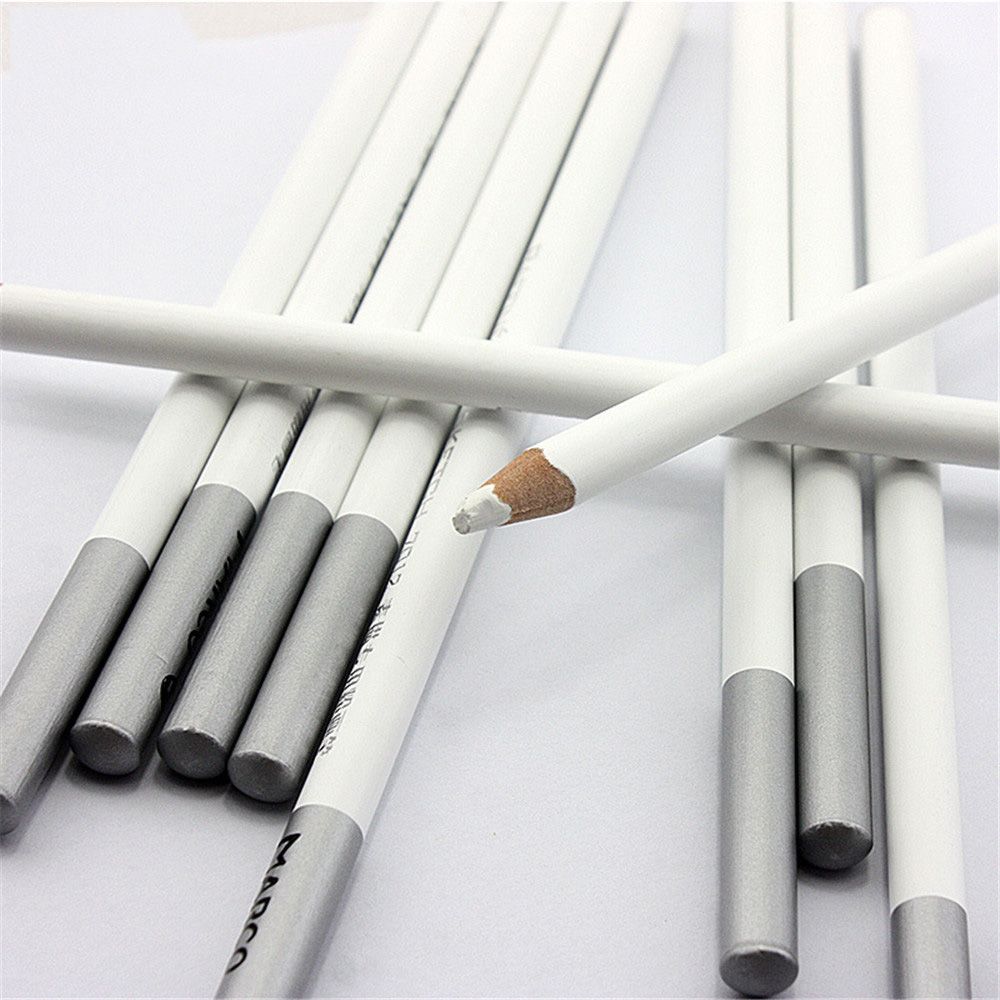 1 ud. Lápiz de dibujo marrón blanco, lápiz de dibujo , tiza de lápiz de dibujo, Base no tóxica, lápiz de dibujo de carbón, suministros de arte