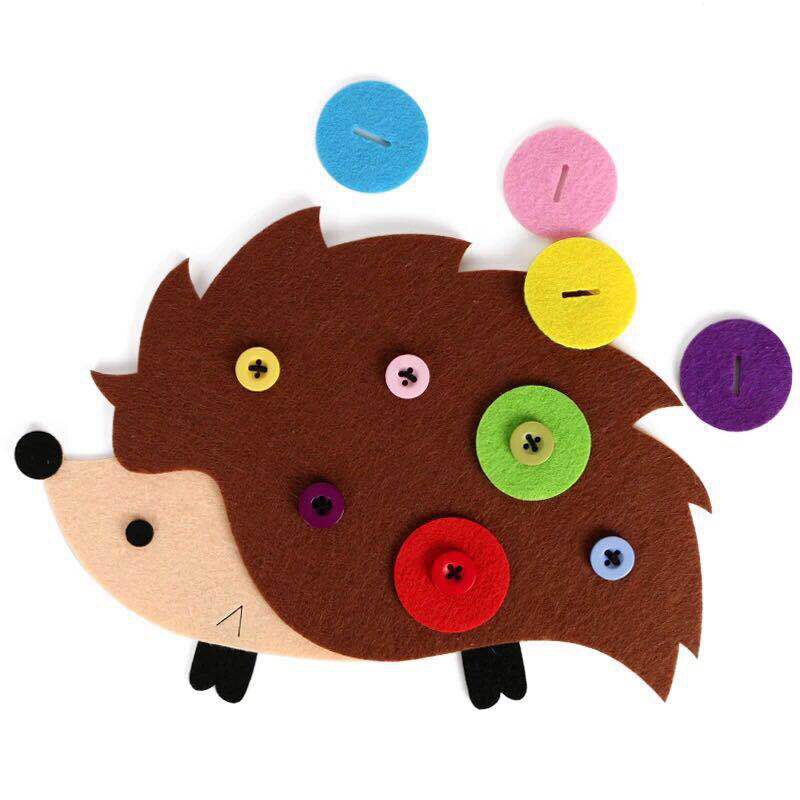 Hand Zipper Button Teaching Kindergarten Manual Diy Weave Cloth Early Learning Education Toys Montessori Baby Teaching Toys: style 1