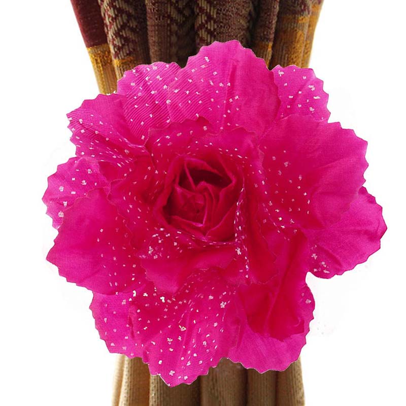 1pc Peony Flower Curtain Strap Curtain Tie Backs Home Decoration