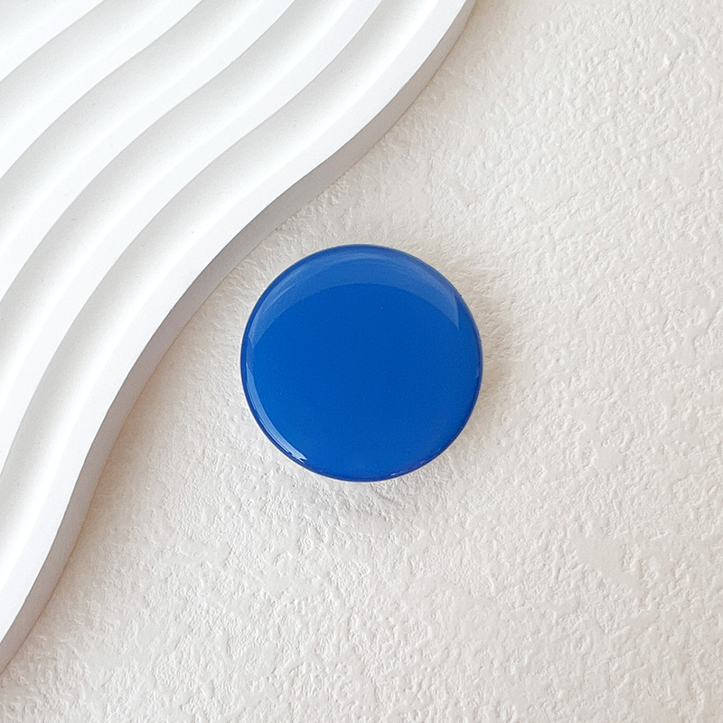 Popular Ins Korean style Macaron socket Phone Talk Grip Stretchable Folding Simple Phone Holder: Sky Blue