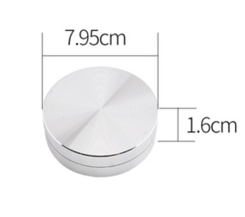 Diameter:80mm Miniature aluminum alloy turntable base bearing small display handicraft small rotary table Mini rotator