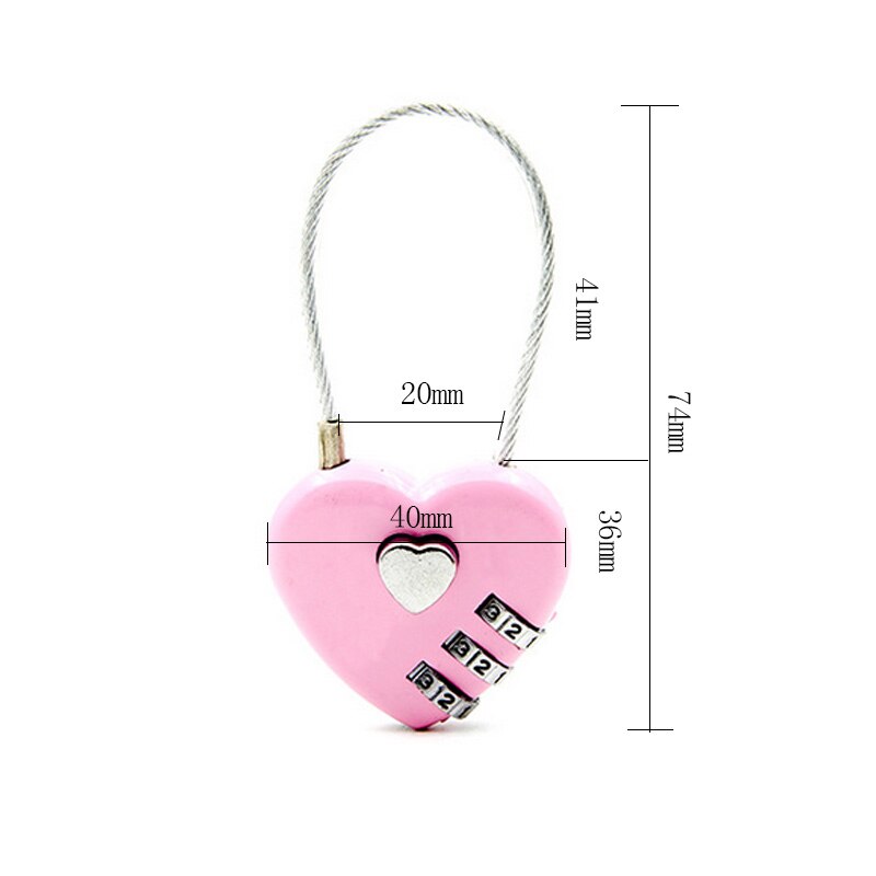 Digit Push Password Lock 4 Colors 10 Digit Push Button Combination Padlock 5 Digit Locking Mechanism Zinc Alloy Anti-theft