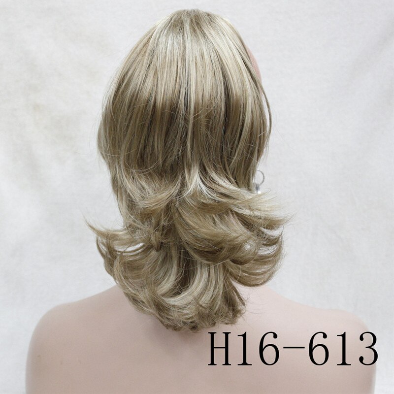 Strong Beauty 12" Natural curly Dual Use Claw Jaw Pony tail Clip In Synthetic Ponytail Hair Extension: H16-613