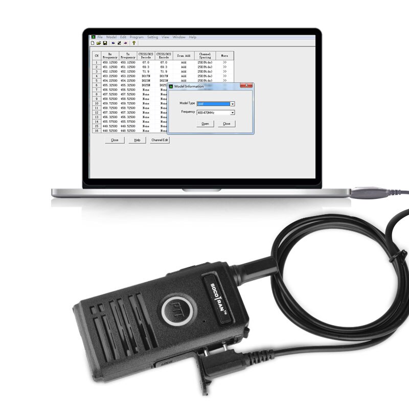 SOCOTRAN Kenwood plug usb Programming Cable for two way radio SC-600 /508 /308 usb2.0 Supports Windows XP/7/10 walkie talkie