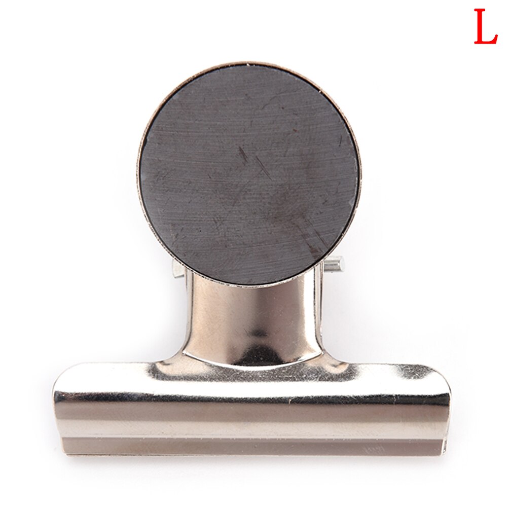 4pcs/lot Fridge Magnetic Clip For Home Refrigerator Magnets Wall Recipes Memo Note Message Holder Clamp S/M/L: L
